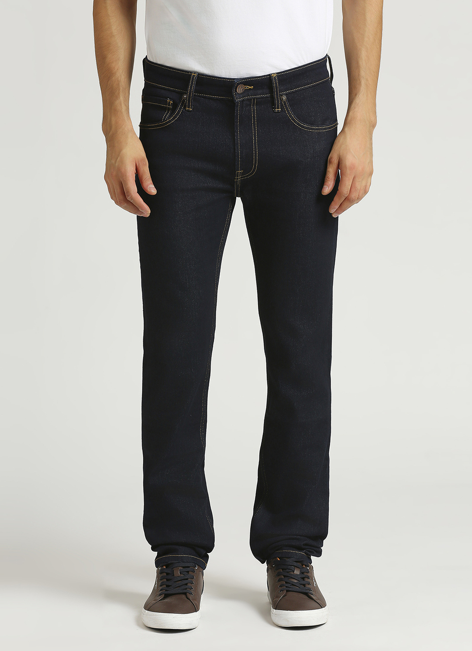 Vapour Raw Mid Rise Slim Fit Jeans, , large image number 2
