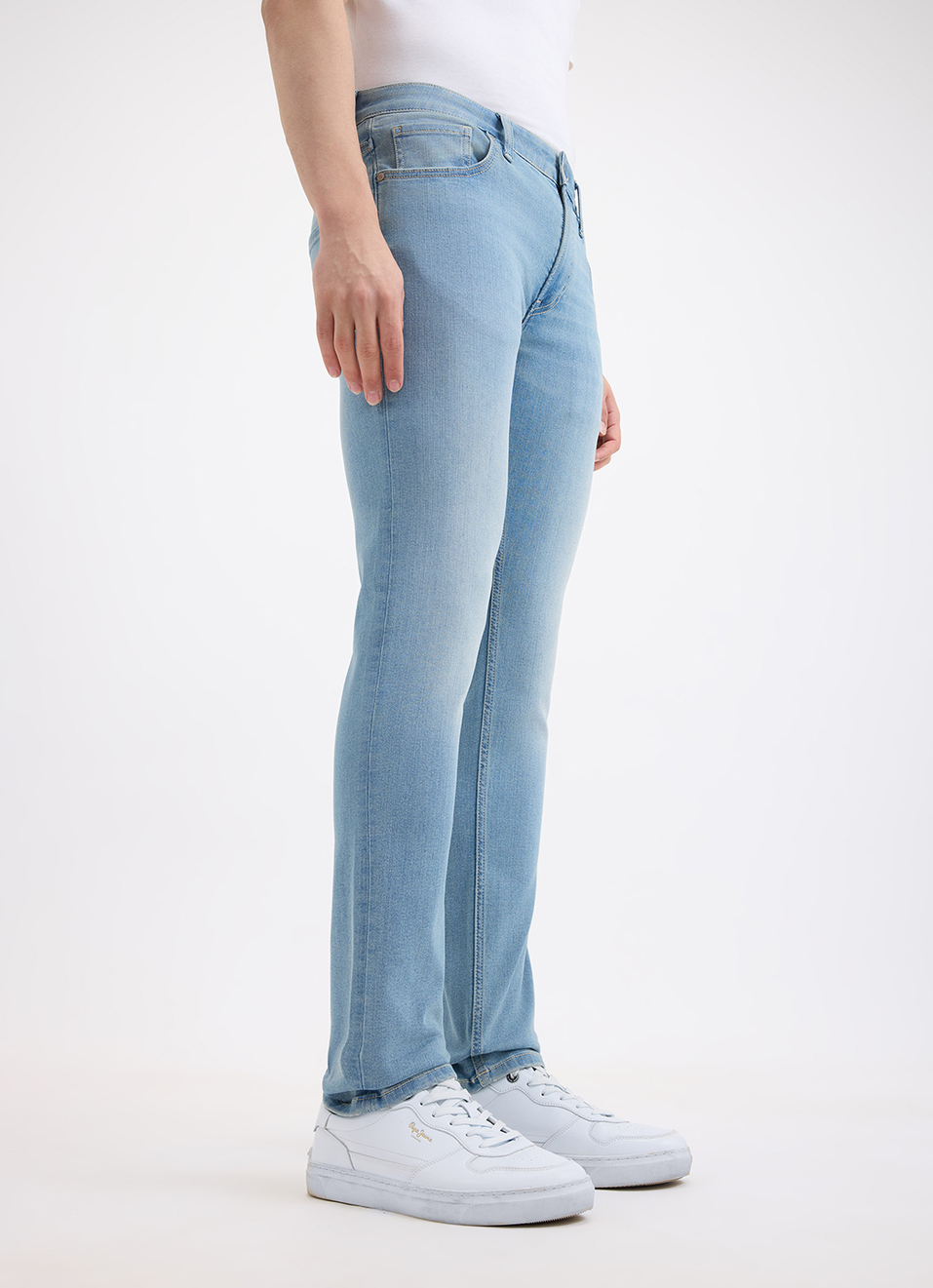 Men Blue Skinny Fit Low Rise Jeans , , large image number 5