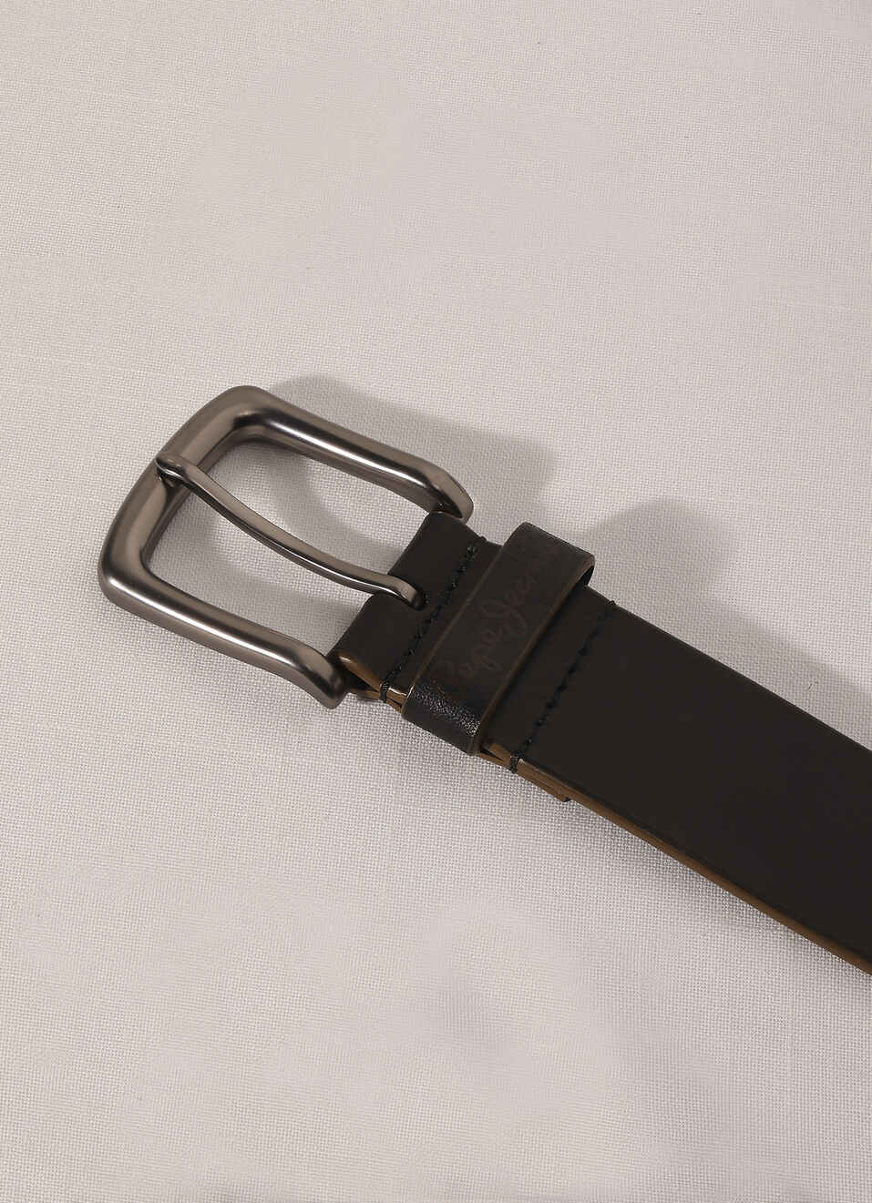 Brown Classic Leather Belt, , large image number 1
