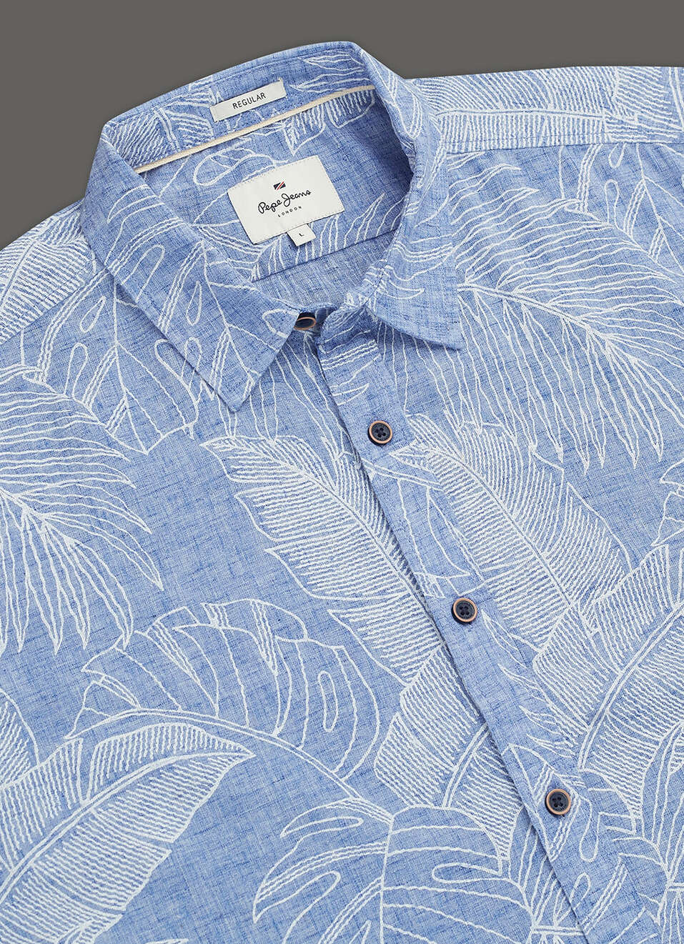 Men Grey Printed Shirt, , large image number 3