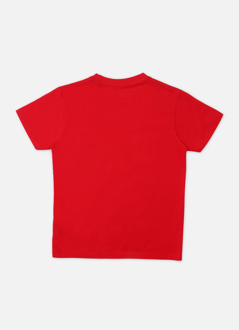 Boys Red Graphic Print Short Sleeve T-shirt, , large image number 1