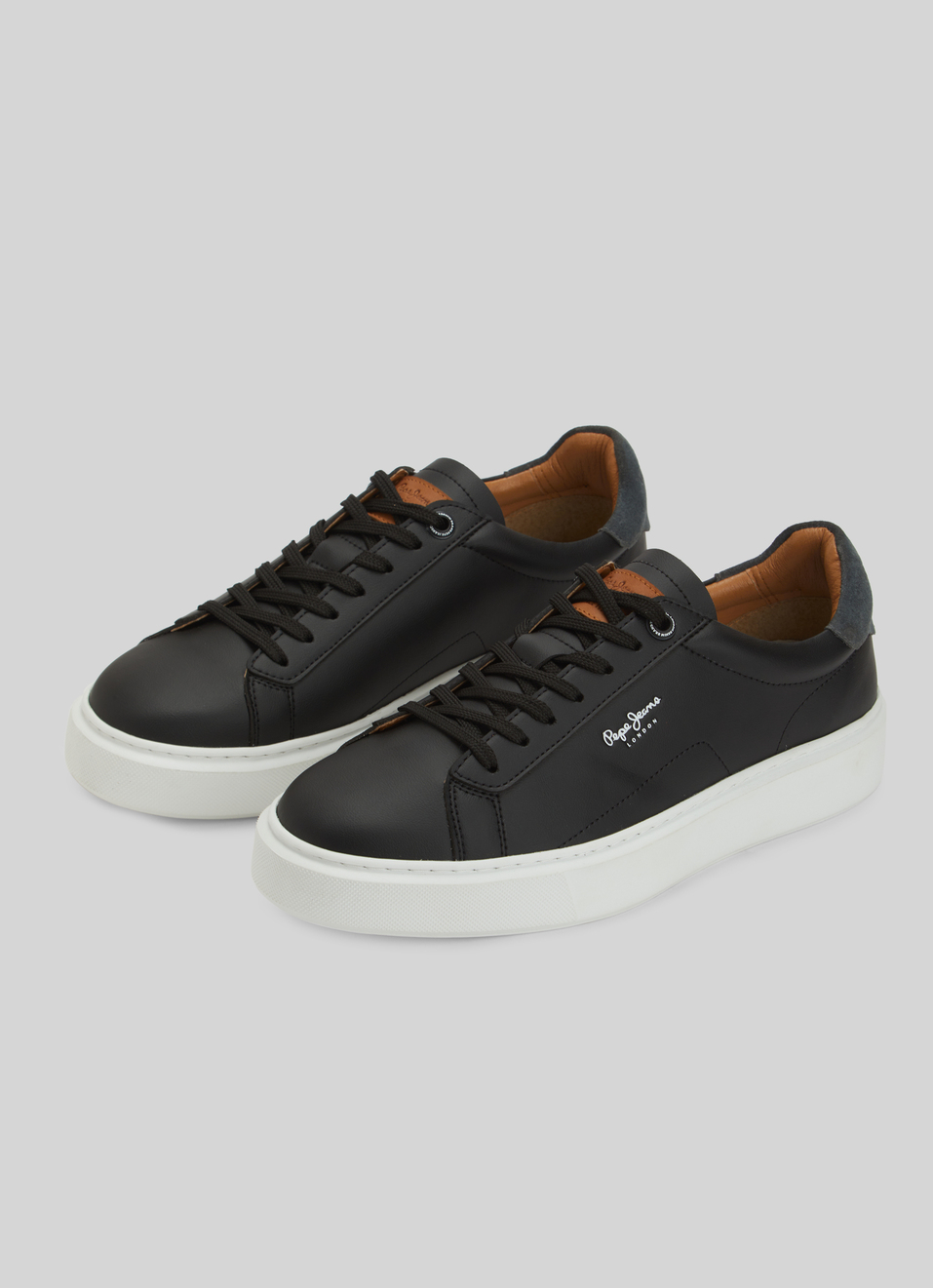Yogi Original Black Cup Sole Sneakers, , large image number 2