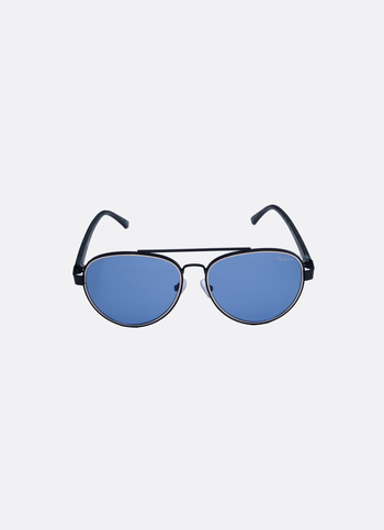 Metal Tone Uv-protected Aviator Sunglasses