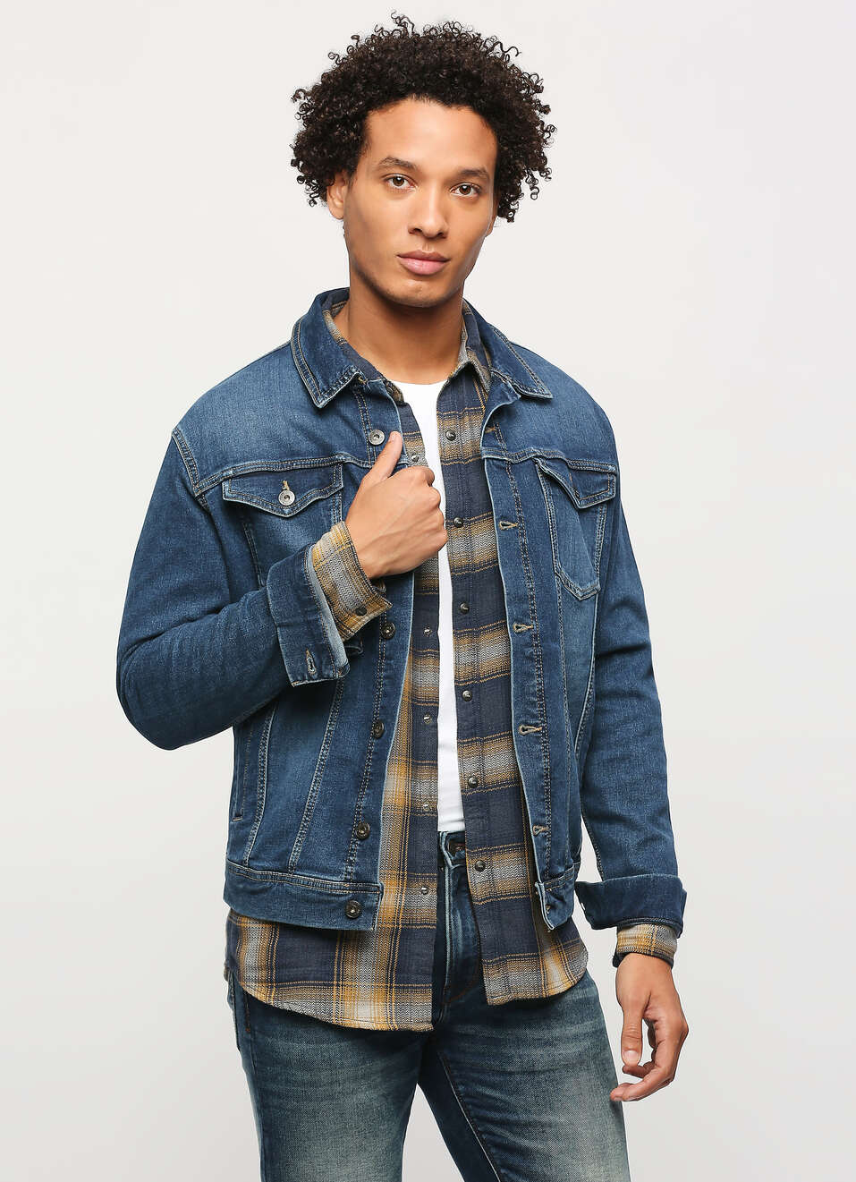 Brown Checks Long Sleeve Shirt, , large image number 5