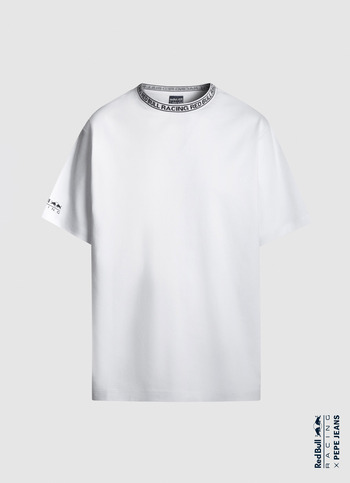 Red Bull Racing X Pepe Jeans Branded Collar Relaxed Tee