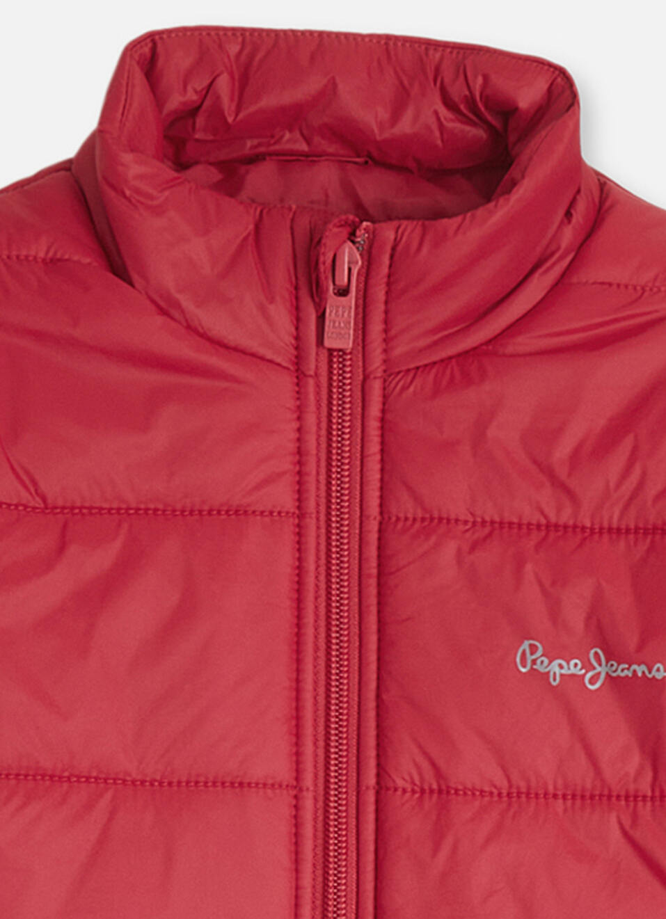Boys Red Back Print Full Sleeve Quilted Jacket, , large image number 2