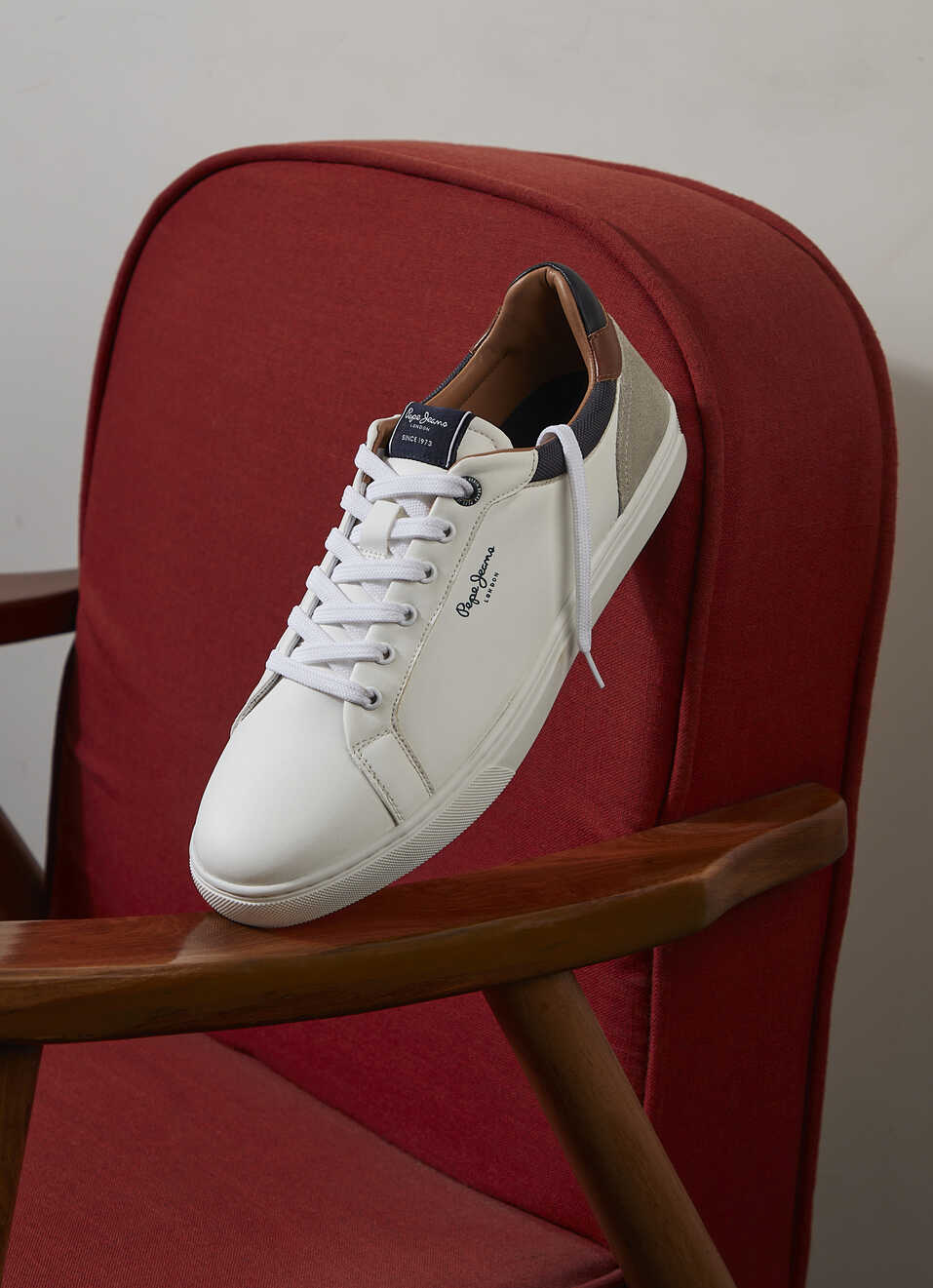 Kenton Court White Cupsole Sneakers, , large image number 0