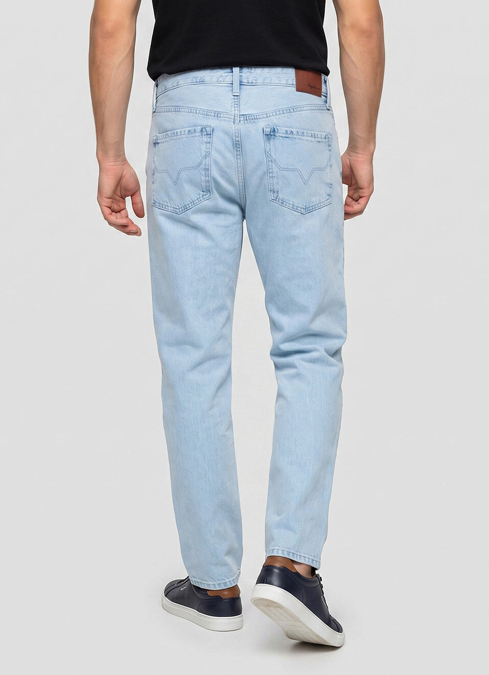 Men Blue Baggy Fit Stretchable Jeans, , large image number 3