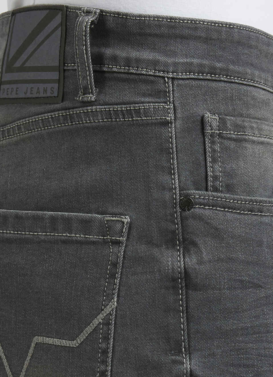 Holborne Black Mid Rise Straight Jeans, , large image number 4