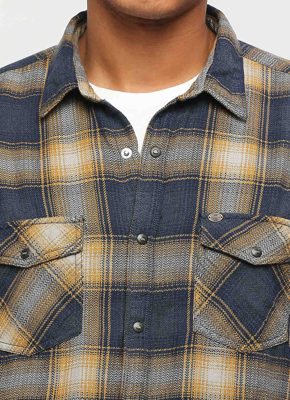 Brown Checks Long Sleeve Shirt, , large image number 4