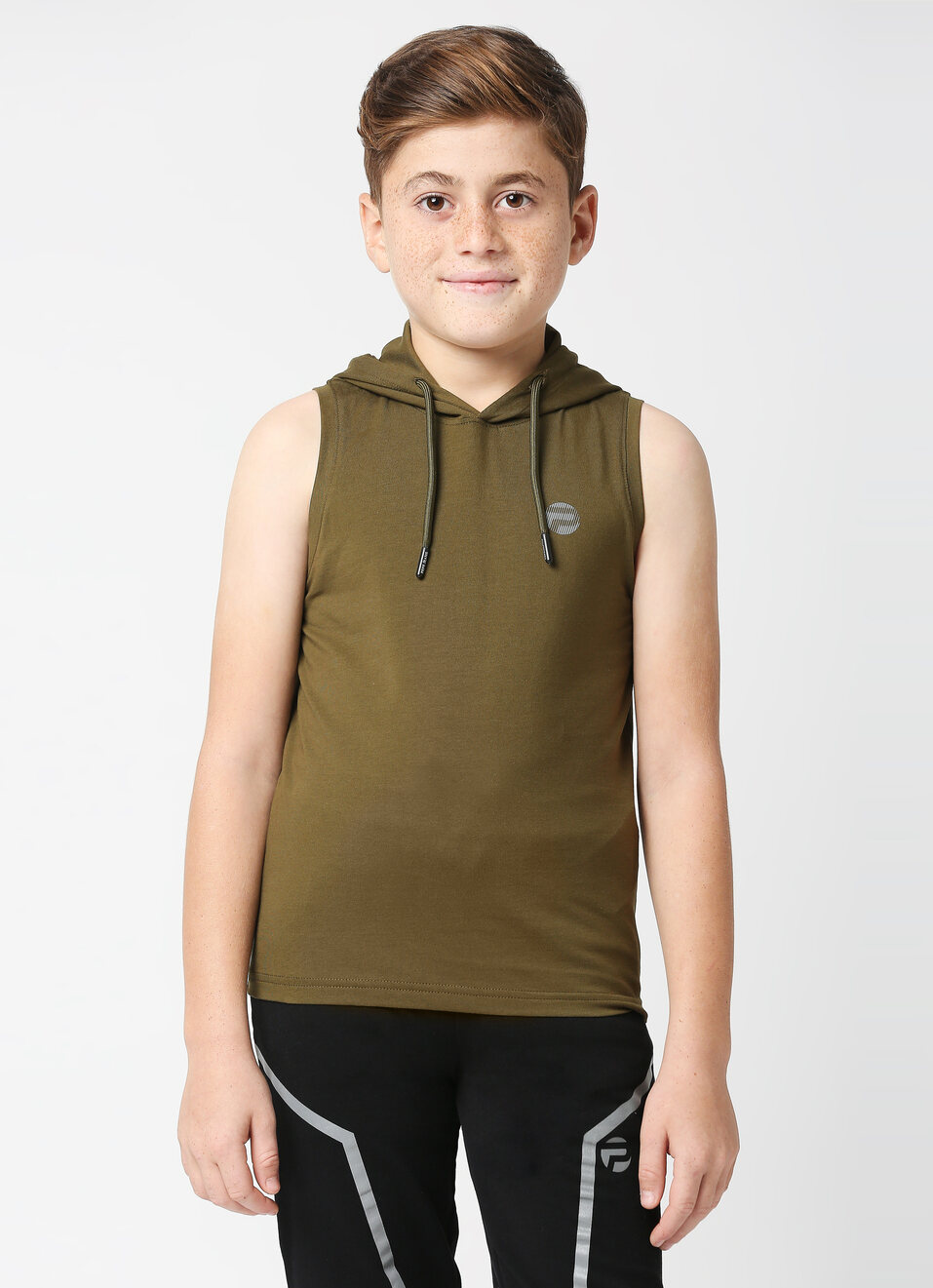 Diego Jr Hooded Muscle Tee, , large image number 1