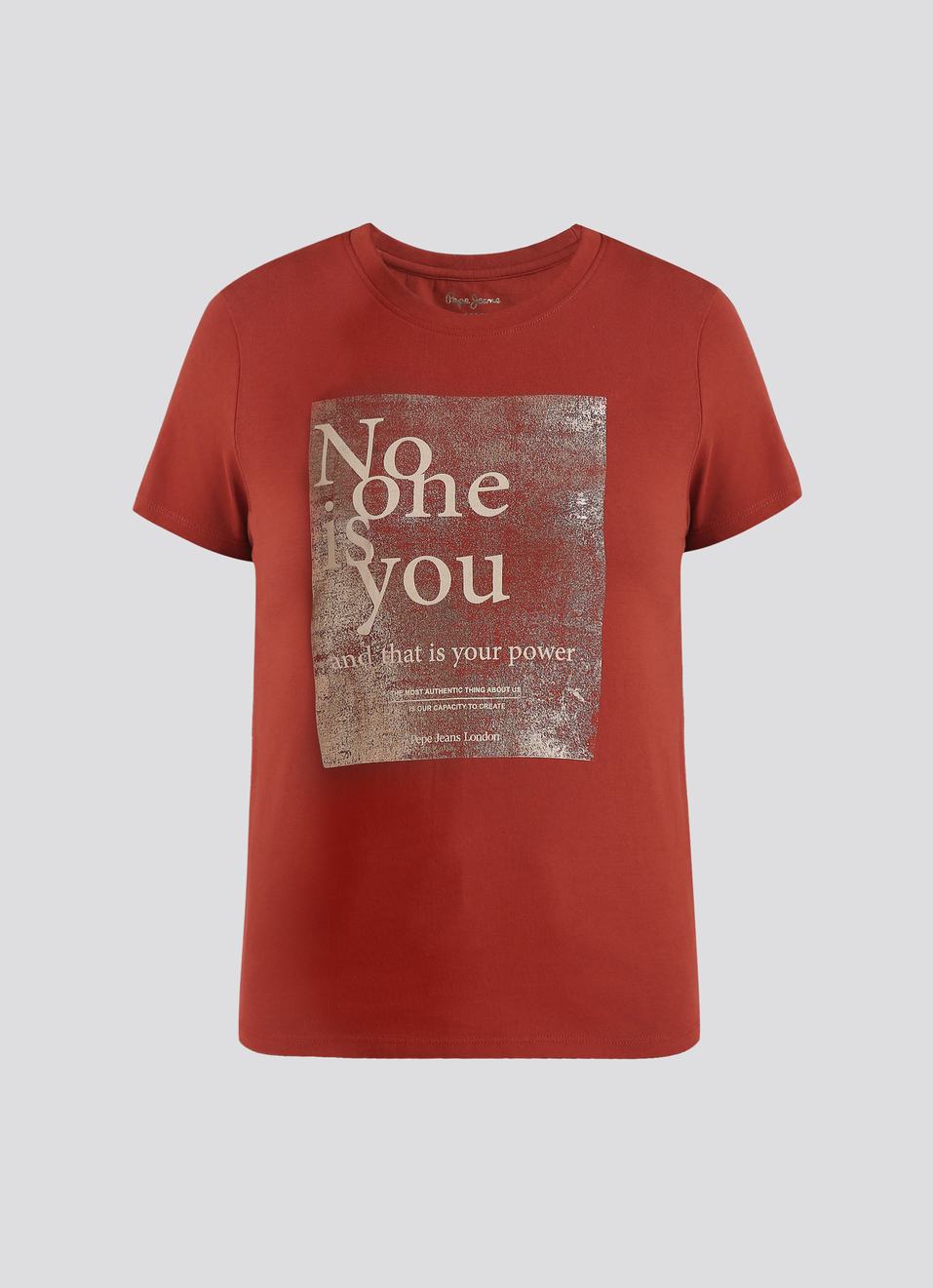 Pink Foil Print Short Sleeve T-shirt, , large image number 6
