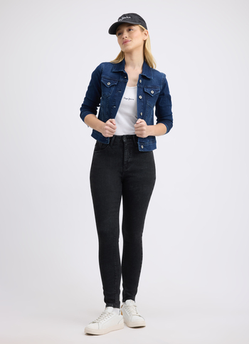 Women Black Skinny Fit High Rise Jeans 