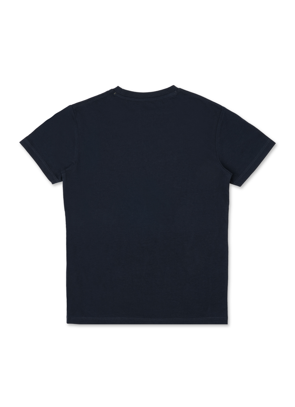 Boys Navy Brand Print Short Sleeve T-shirt, , large image number 1