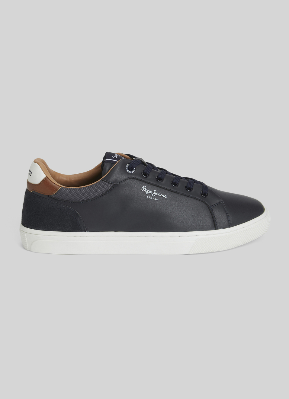 Kenton Court Navy Cupsole Sneakers, , large image number 5