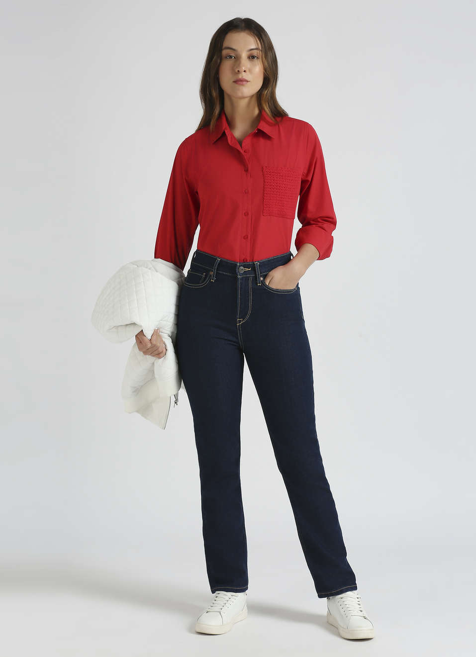 Red Full Sleeve Shirt, , large image number 5
