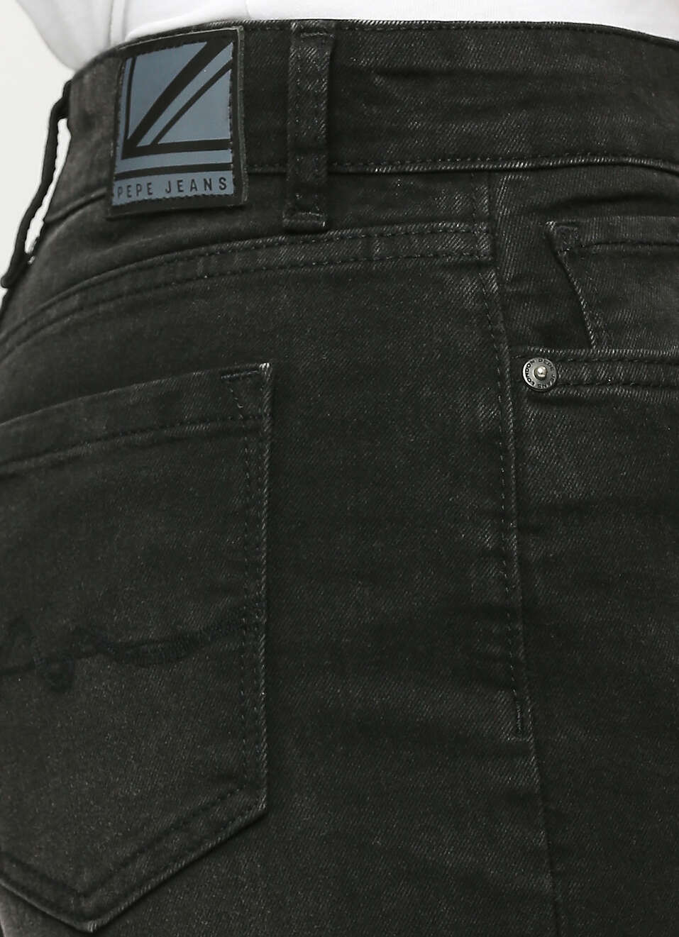 Hailey Black High Waist Wide Leg Jeans, , large image number 4
