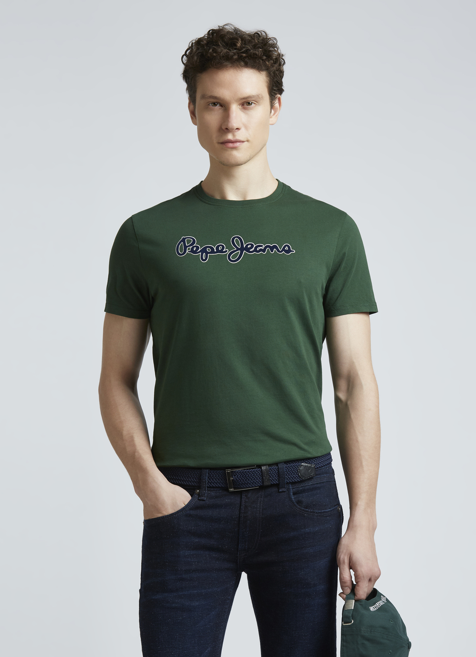 Green Graphic Print Short Sleeve T-shirt, , large image number 0
