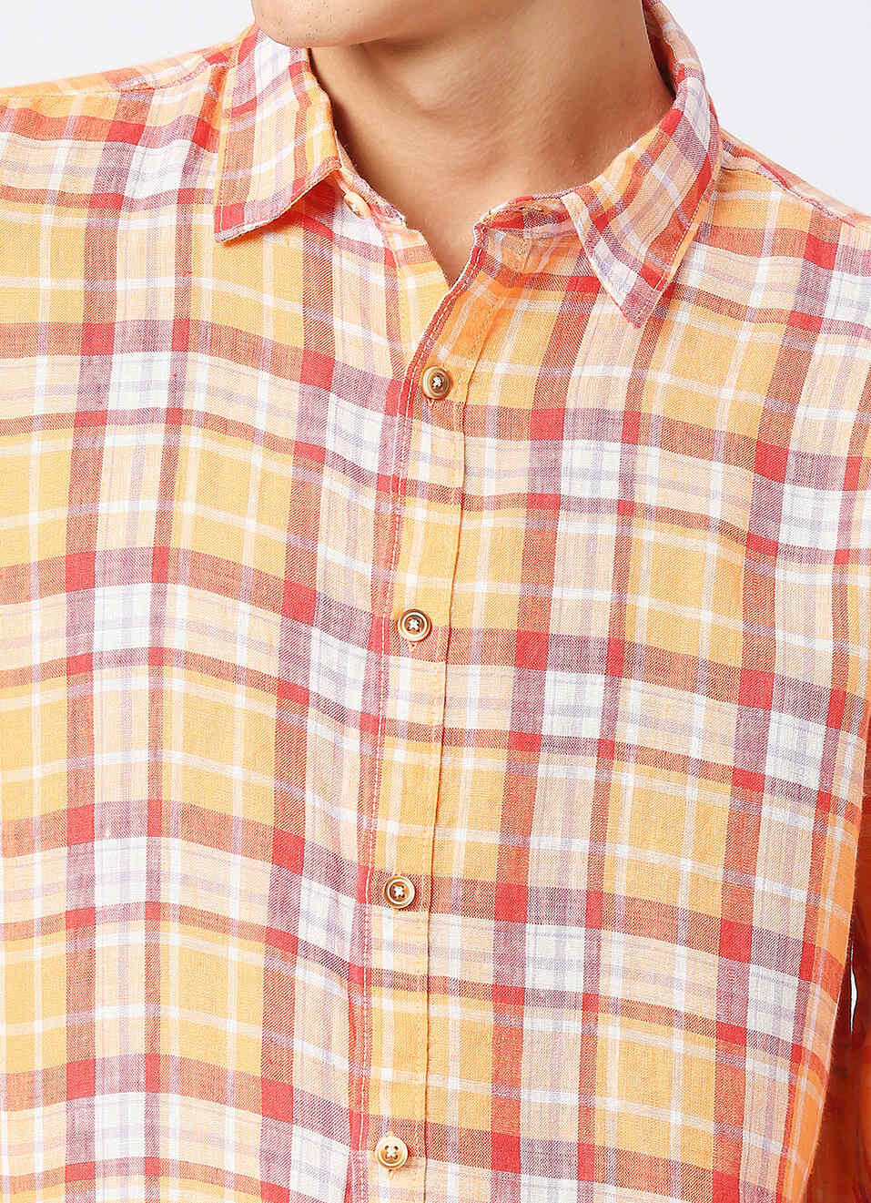 DIMMATI LS PURE LINEN CHECK, , large image number 4