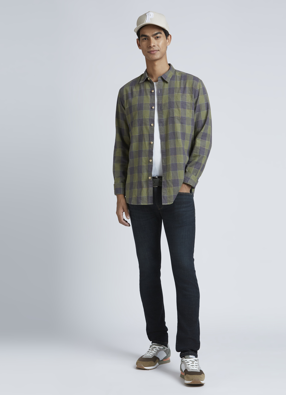 Green Check Full Sleeve Shirt, , large image number 5