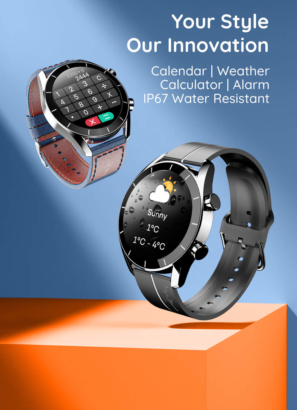 Pepe X Pebble 1.39" Bluetooth Calling Smartwatch, , large image number 5