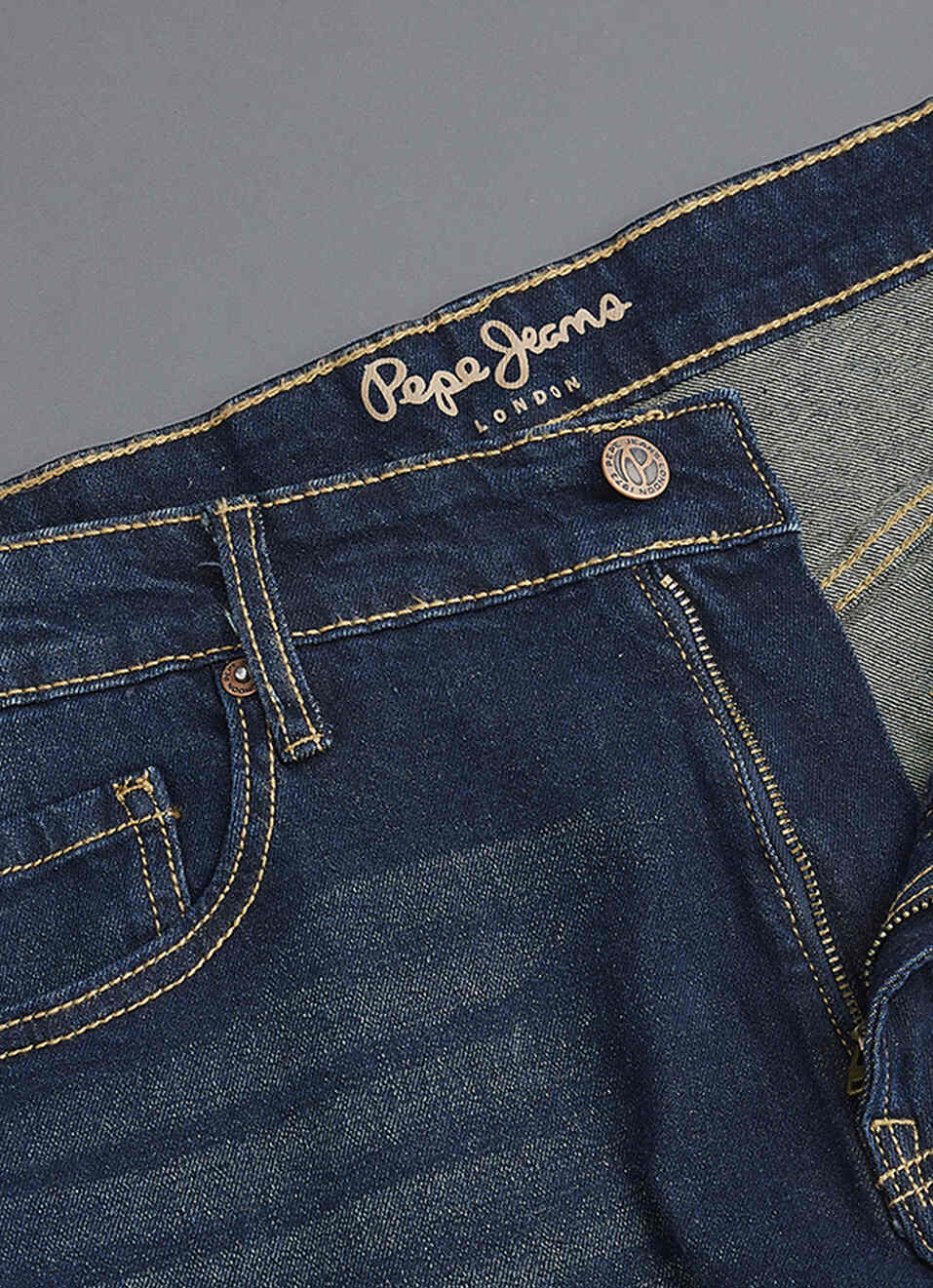 Men Blue Straight Fit Mid Rise Stretchable Jeans, , large image number 6