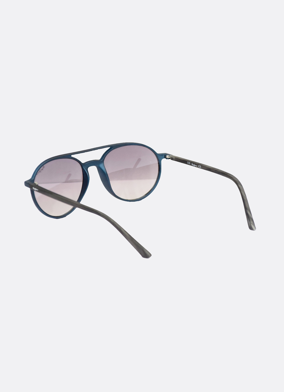 Blue Print Line Round Full Rim Sunglasses, , large image number 2