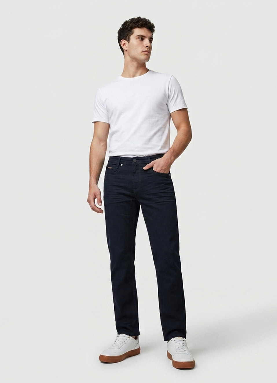 Men Black Stretchable Jeans, , large image number 7