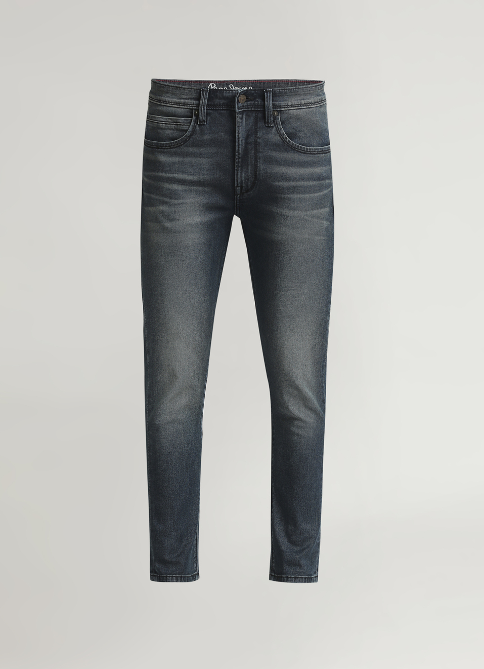 Chinox Dark Blue Mid Rise Ankle Jeans, , large image number 6
