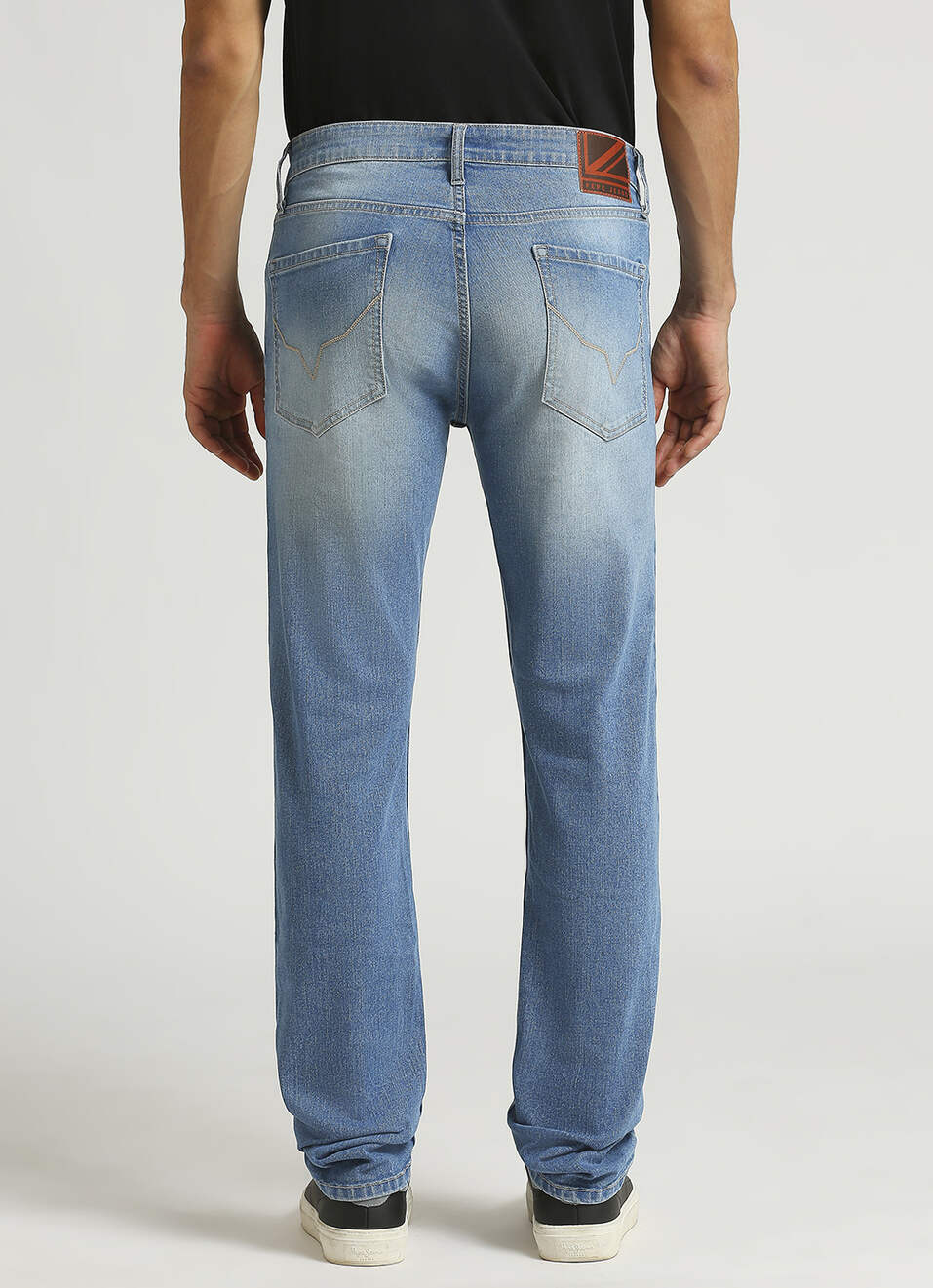 Vapour Light Blue Mid Rise Slim Fit Jeans, , large image number 3