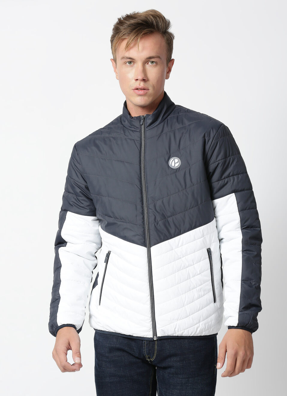 Castle Colour Block Puffer Jacket, , large image number 1
