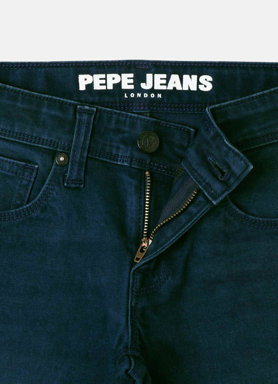 Boys Dark Blue Mid Rise Slim Fit Jeans, , large image number 3