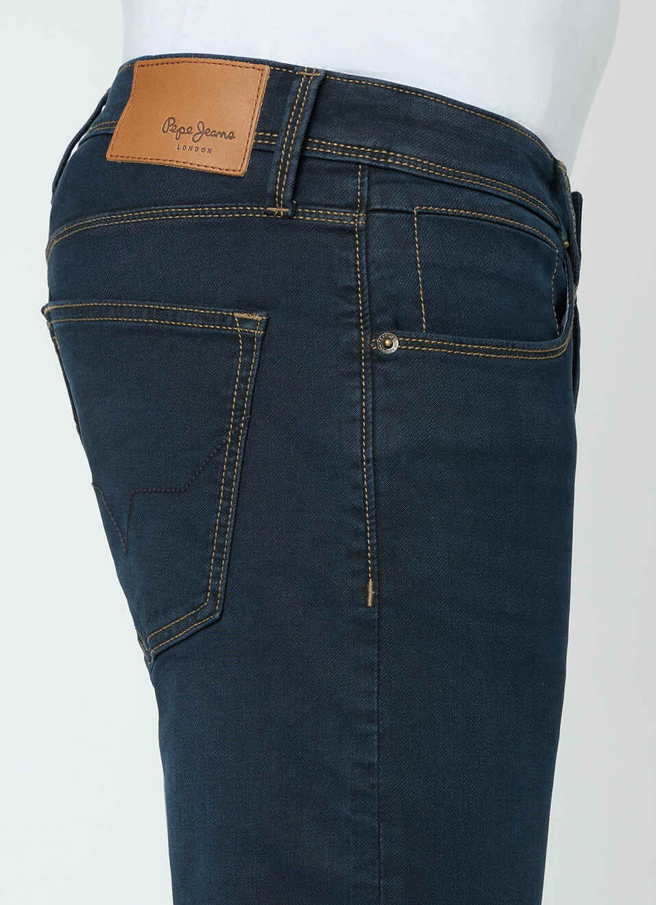 Men Blue Slim Fit Stretchable Jeans, , large image number 4