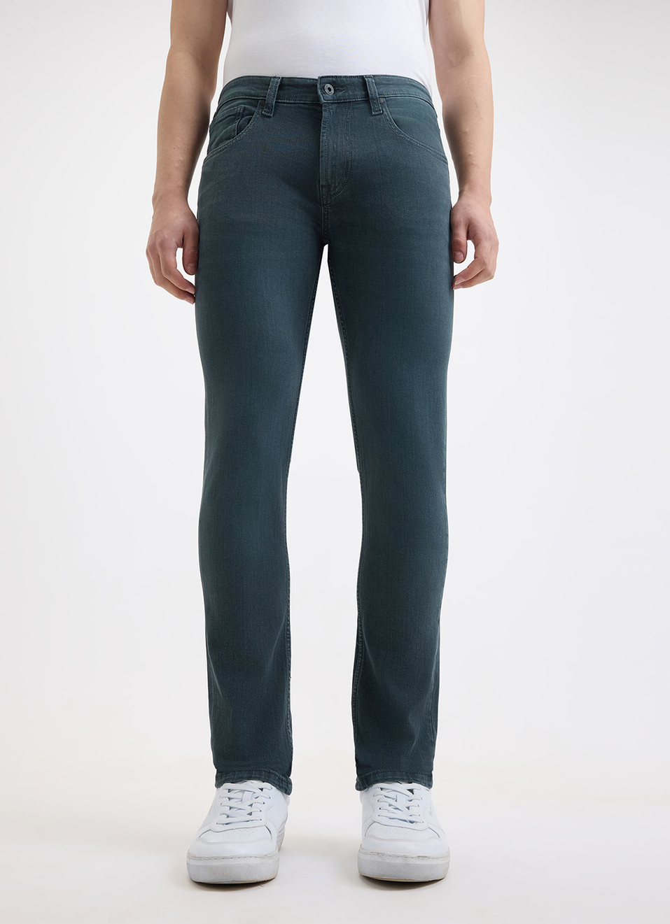 Men Grey Slim Fit Mid Rise Jeans , , large image number 2