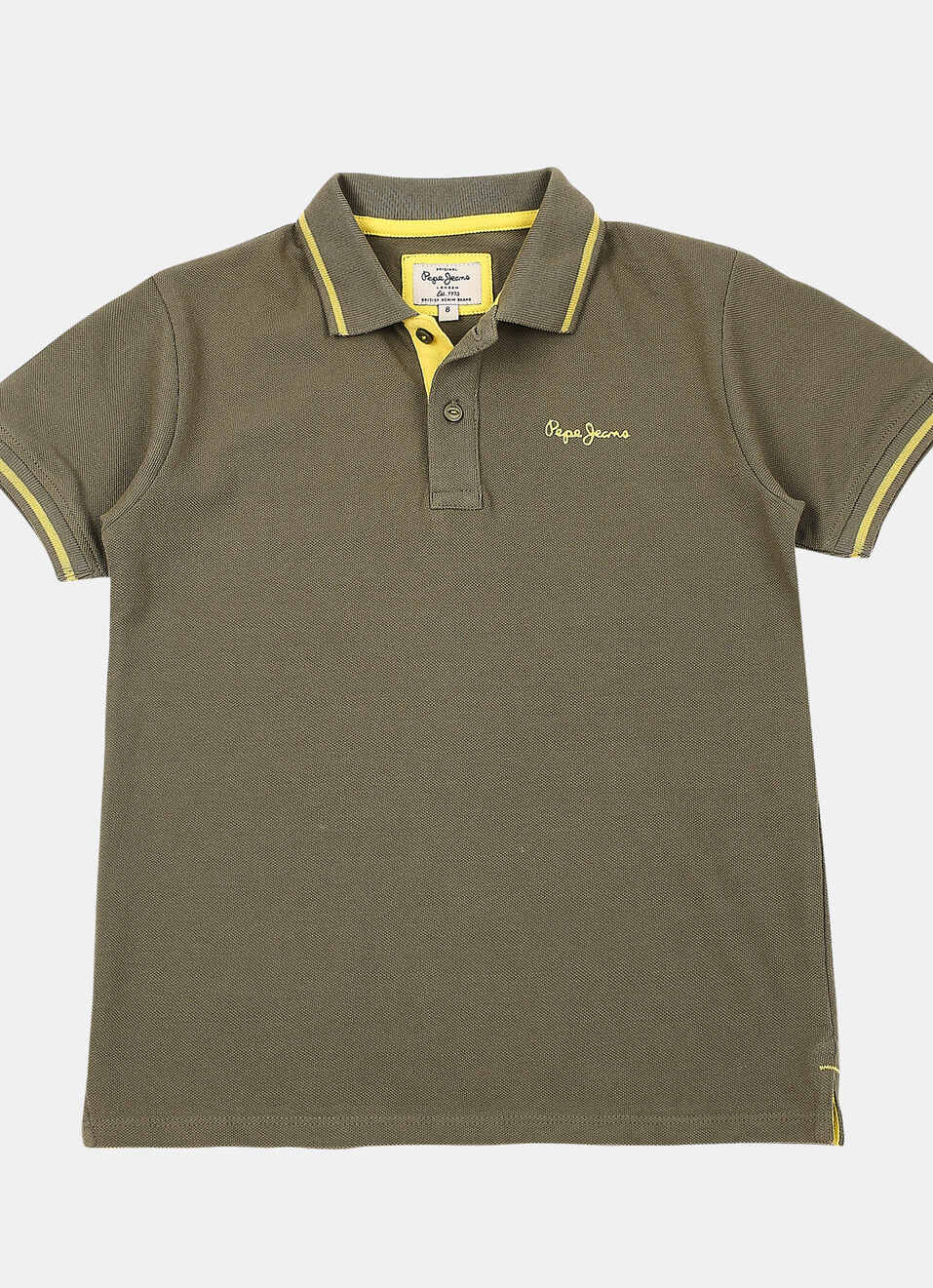 Solid Yellow Polo, , large image number 0