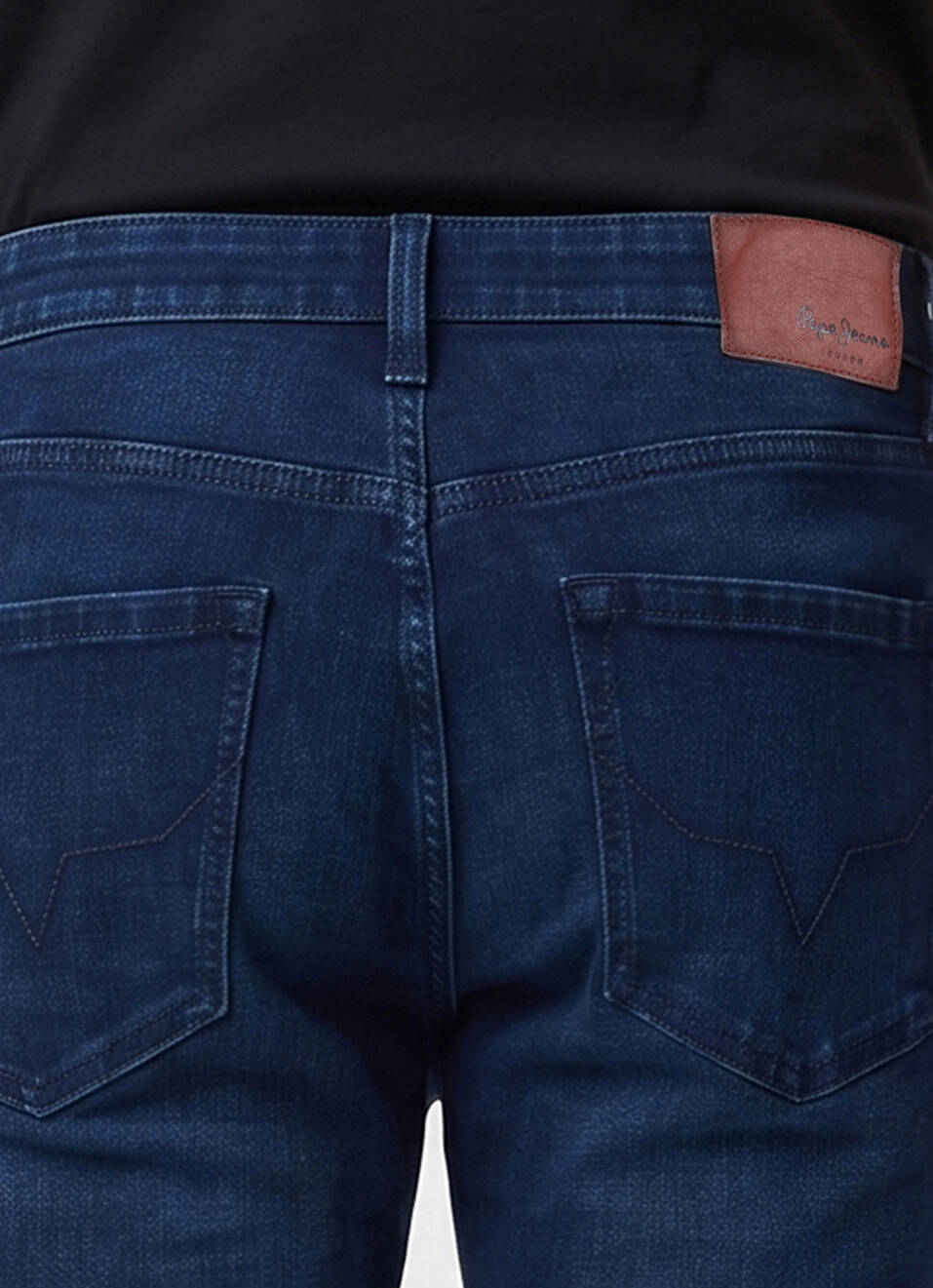 Men Dark Blue Stretchable Jeans, , large image number 5