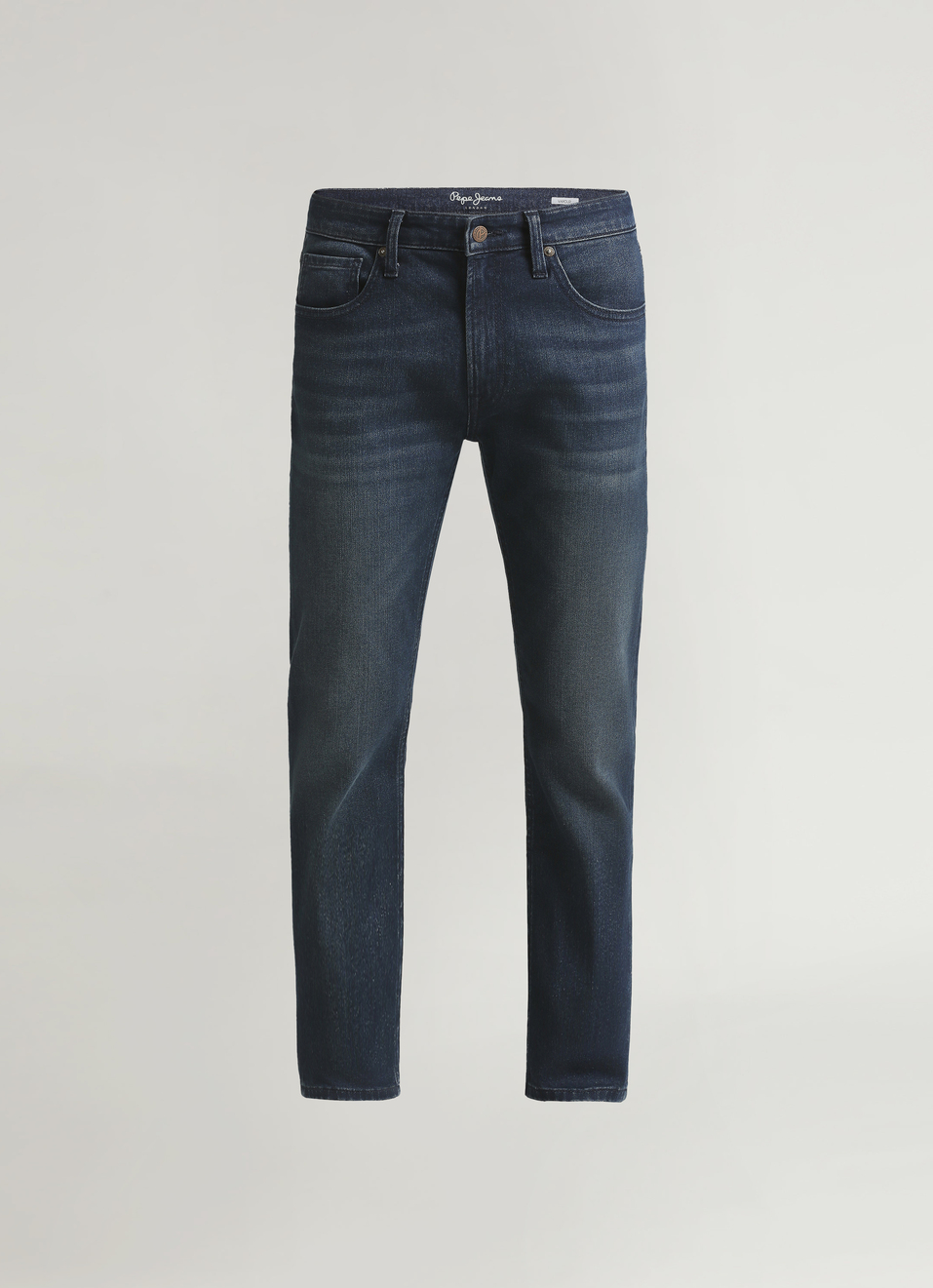 Vapour Dark Blue Mid Rise Skinny Fit Jeans, , large image number 6