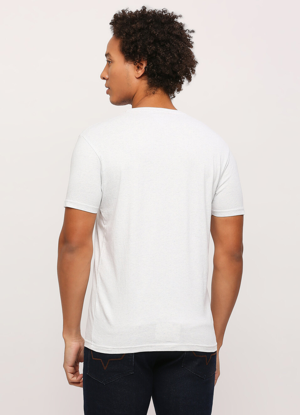 White Graphic Printed Short Sleeve Tee, , large image number 2