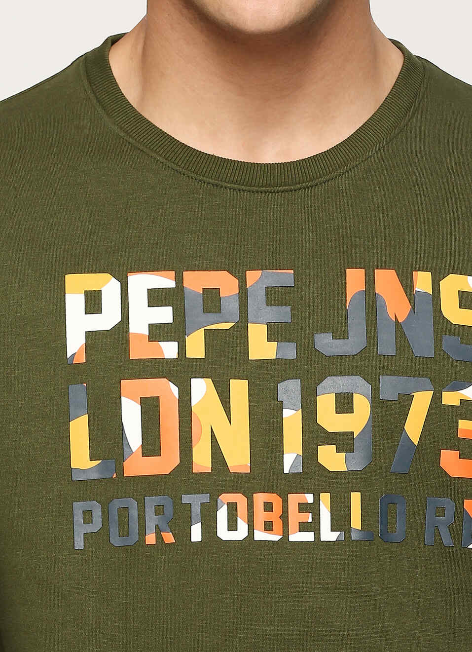 Green Graphic Printed Sweatshirt, , large image number 4