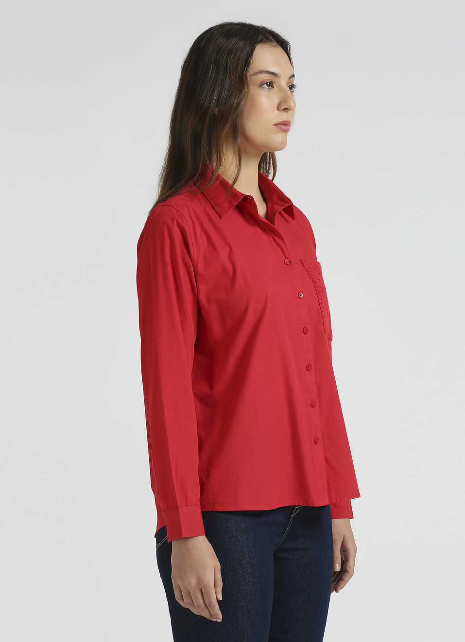 Red Full Sleeve Shirt, , large image number 3
