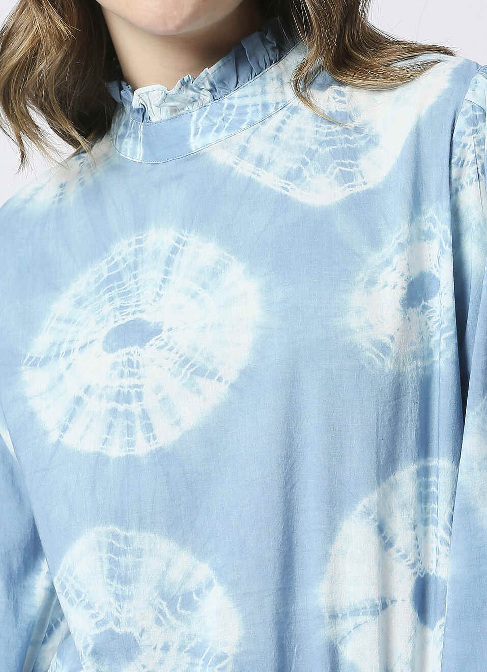 Tie & Dye Woven Top, , large image number 4