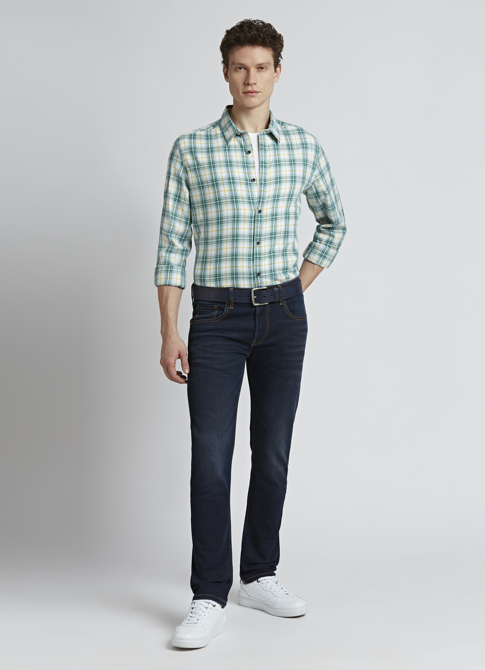 Green Checks Full Sleeve Shirt, , large image number 5