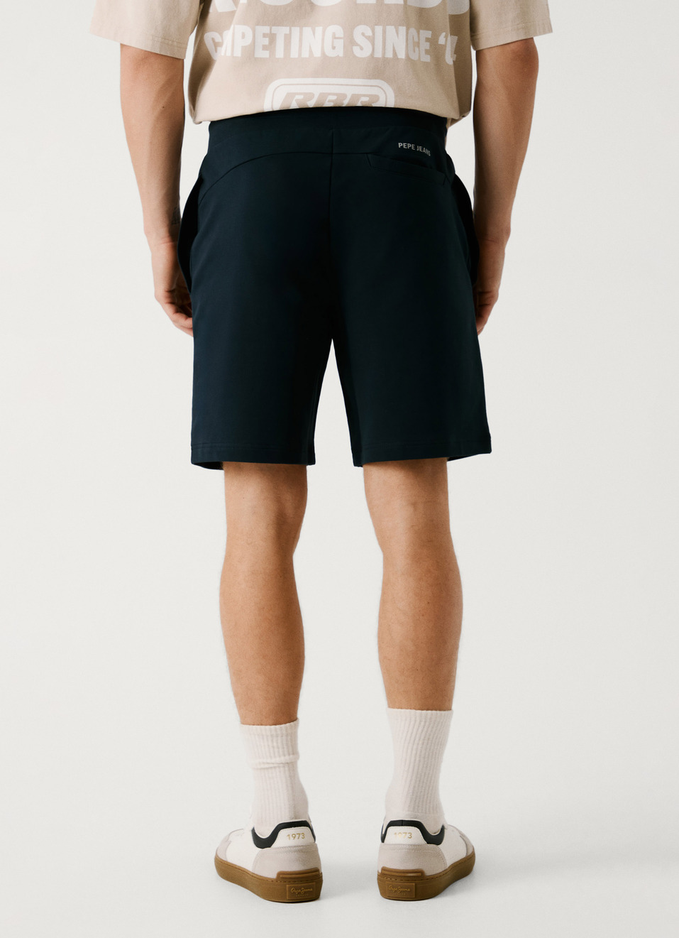 Red Bull Racing X Pepe Jeans Cotton Sweat Stretch Shorts, , large image number 2