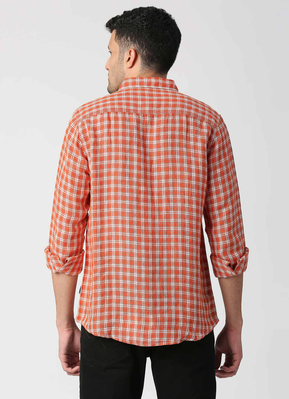 DROWN LS PURE LINEN CHECK, , large image number 2