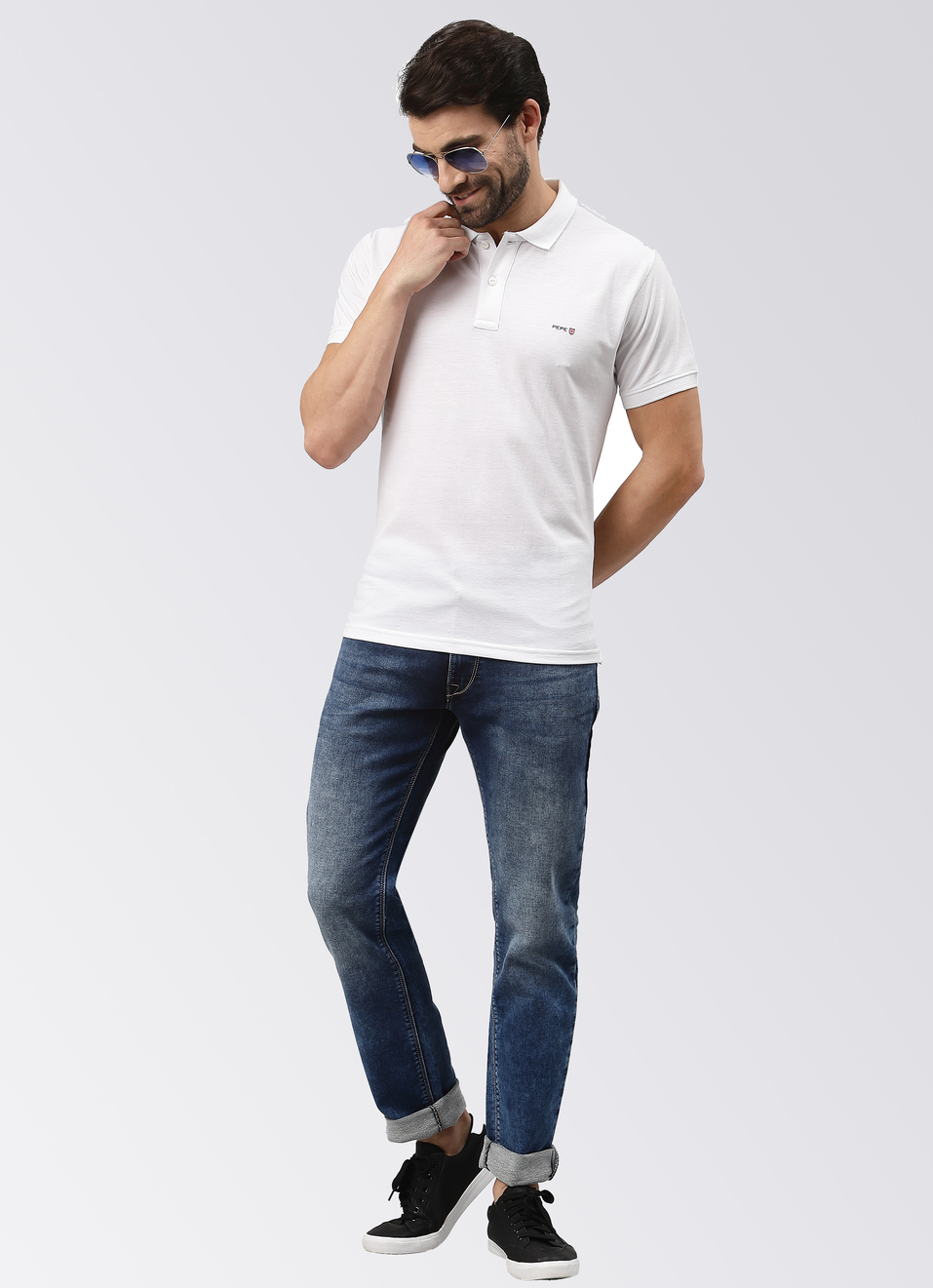 Tapered Vapour Low Rise Waist Slim Fit Tapered Leg, , large image number 3