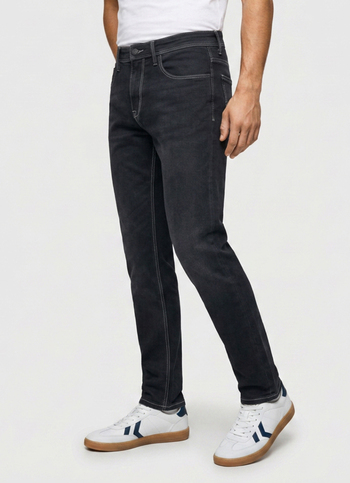 Men Black Stretchable Jeans
