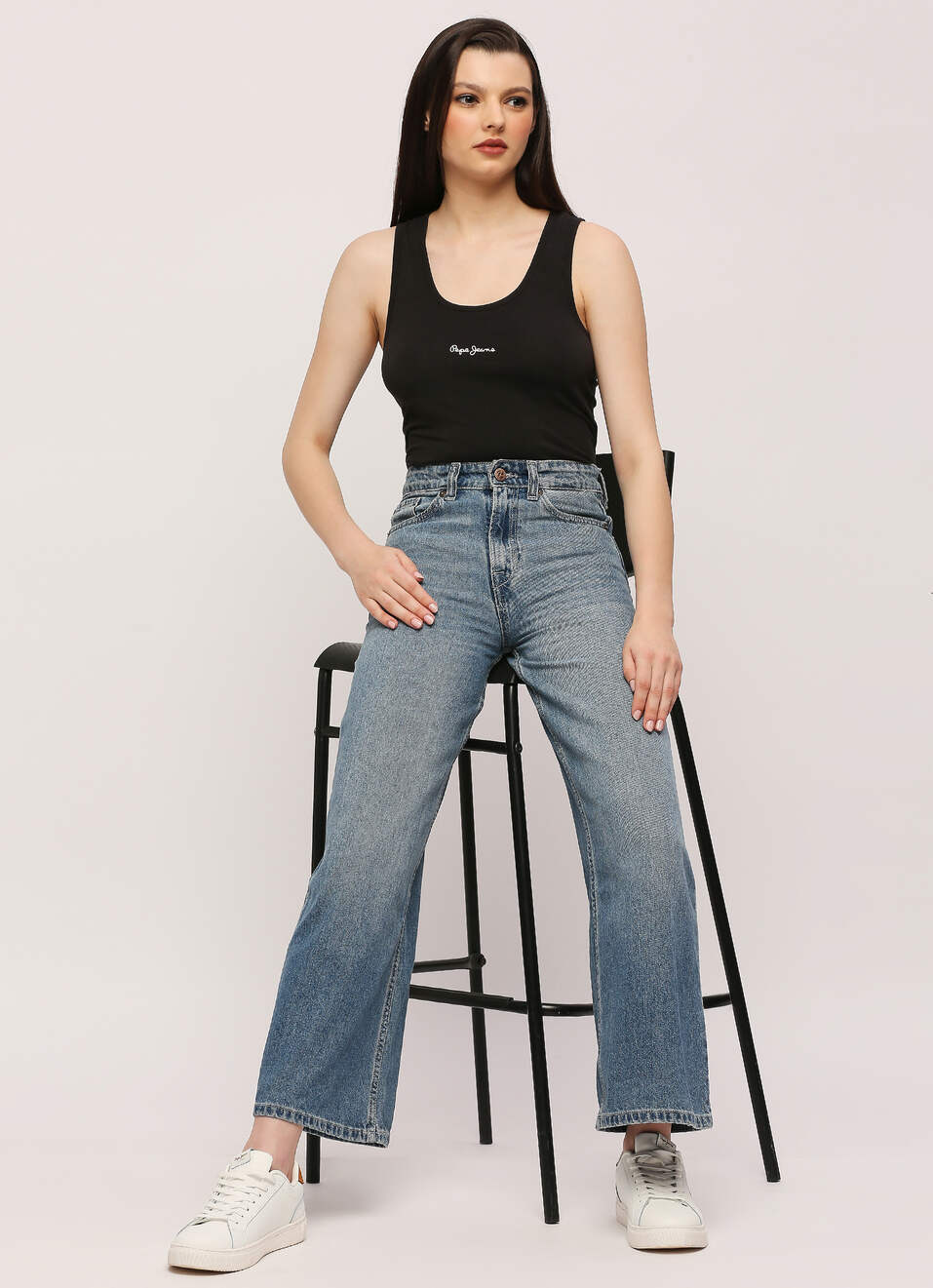 Hailey High Rise Loose Fit Jeans, , large image number 0