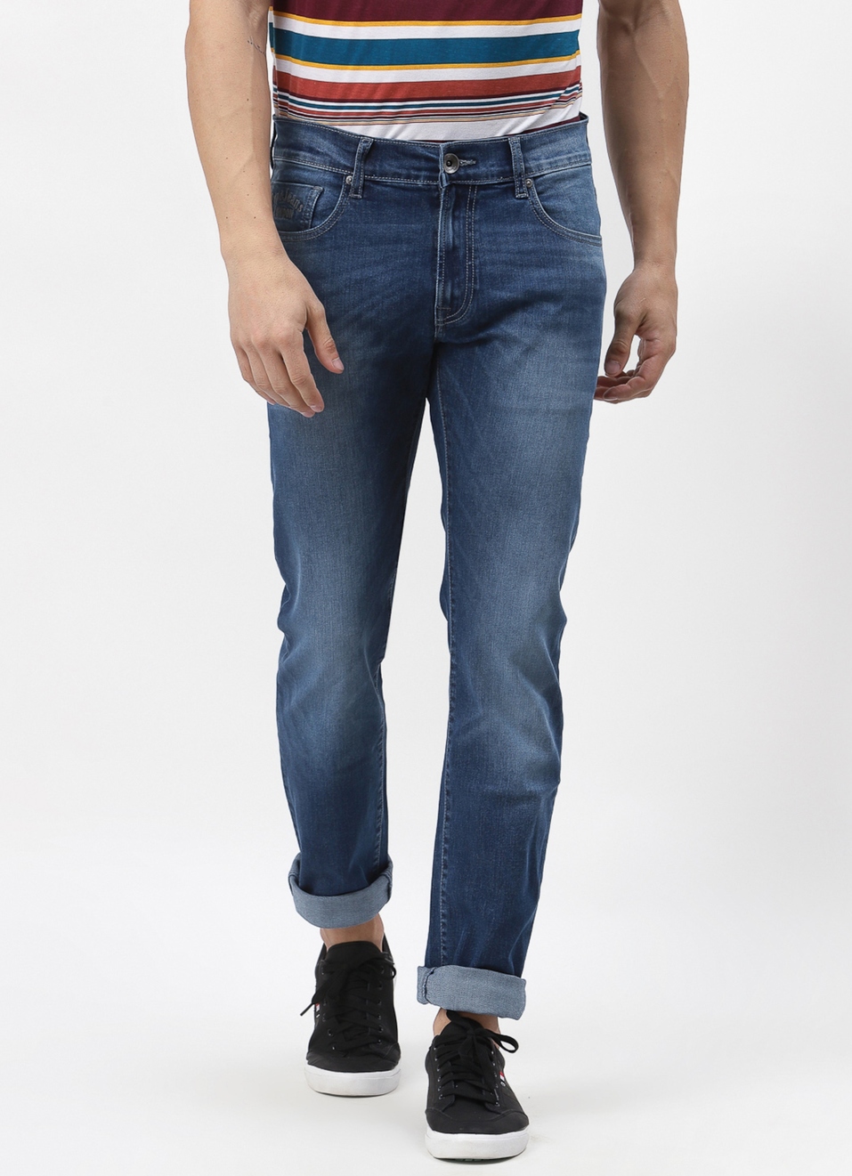 Vapour Slim Fit Mid Waist Jeans, , large image number 2