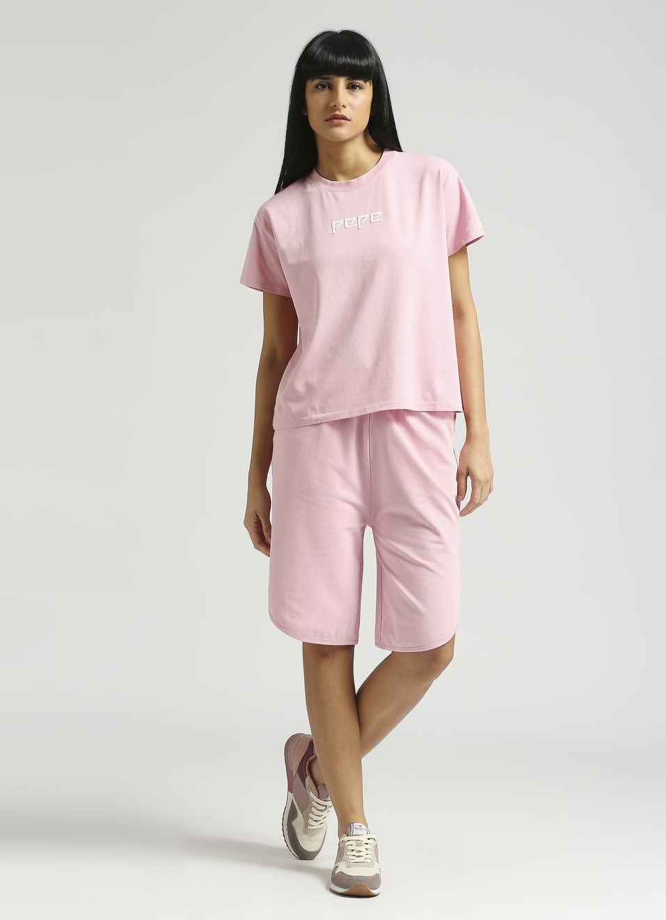 Pink Graphic Print Short Sleeve T-shirt, , large image number 5