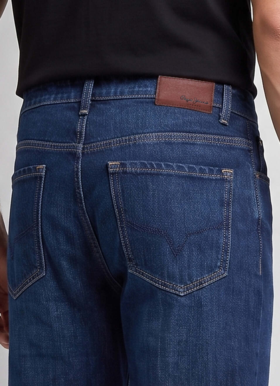 Men Blue Baggy Fit Mid Rise Jeans, , large image number 5